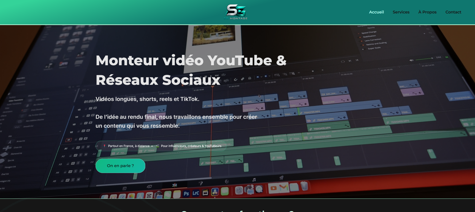 Capture d'écran du site d'Henri